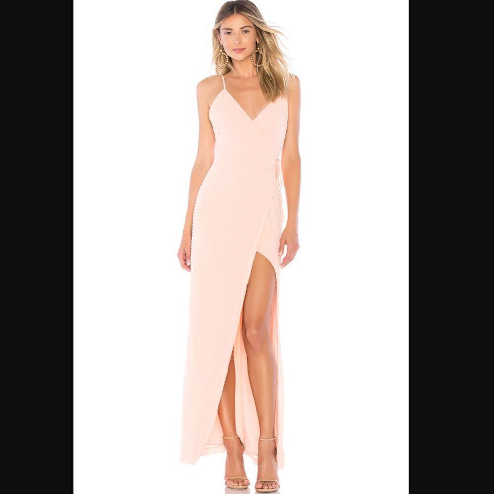 NWT Revolve x Privacy Please Rasika Gown in Blush | Size S